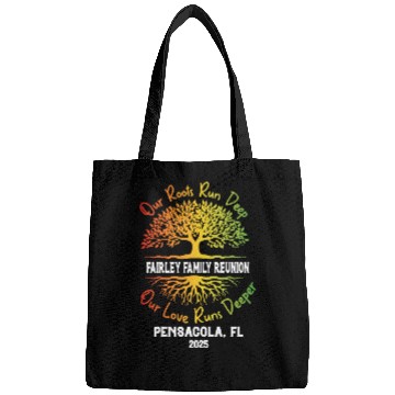 Discover Family Reunion Roots Tree Design Bags