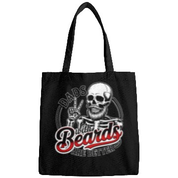 Discover Dad With Beards Are Better Skeleton Family  Bags