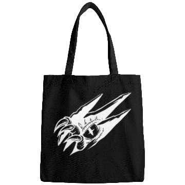 Discover Dragon Eye Claw Rip White Outline Bags