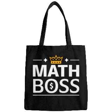 Discover Math Boss | Rule the Numbers with Style Bags