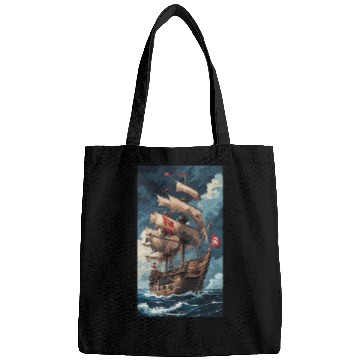 Discover Historical Pirate Ship Adventure Design Bags