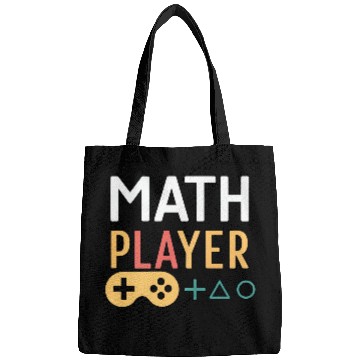 Discover Math Gamer Player – Video Game Style Math Design Bags