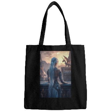 Discover Dragon Queen at Sunset Bags