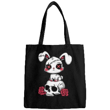 Discover Gothic Bunny on Skull – Cute but Deadly Bags