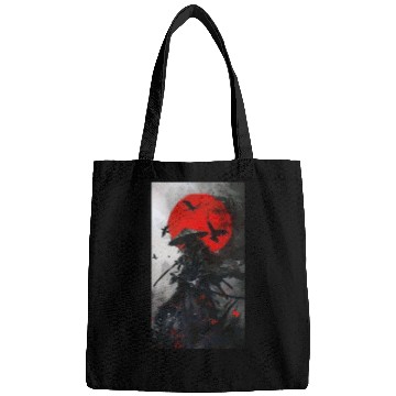 Discover Dark Samurai with Crimson Moon Bags