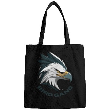 Discover Majestic Eagle Bird Ganging Logo Bags