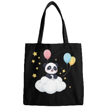 Discover Panda in the Clouds Bags