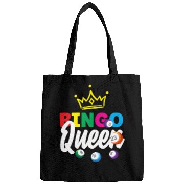 Discover Bingo Queen Bingo Player Crowned Fun Bags