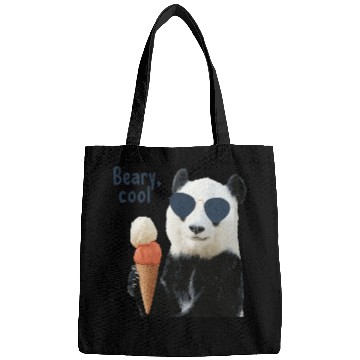 Discover Cool Panda with Sunglasses and Ice Cream Bags