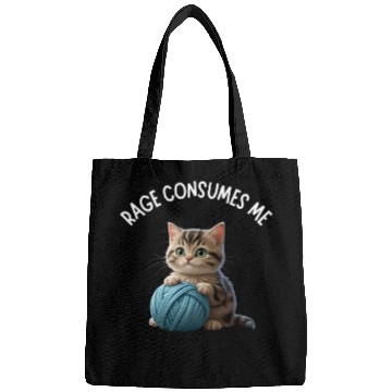 Discover Cute Angry Cat Bags