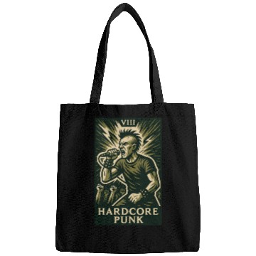 Discover Hardcore Punk (Card VIII) Bags