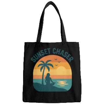 Discover Sunset Chaser Beach Vibes Design Bags