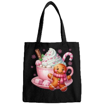 Discover Whimsical Holiday Hot Chocolate Scene Bags