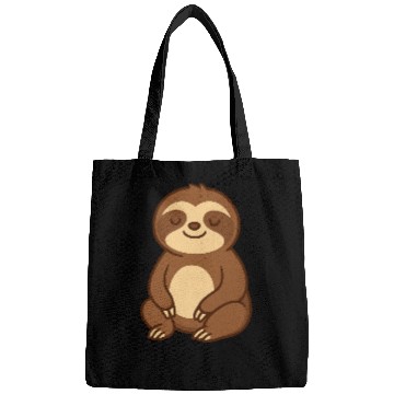 Discover Cute Relaxed Sloth Cartoon Bags