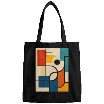 Discover Geometric Abstract Color Composition Bags