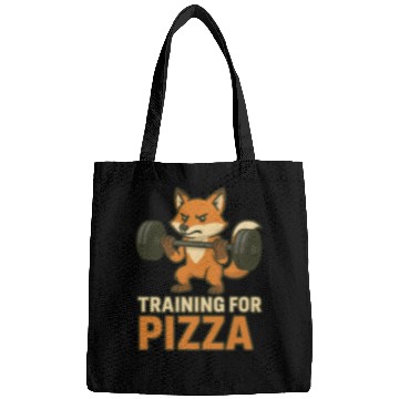 Discover Funny Gym Bags Training for Pizza Workout Fox