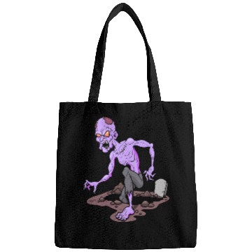 Discover Horror Zombie Monster Illustration Bags
