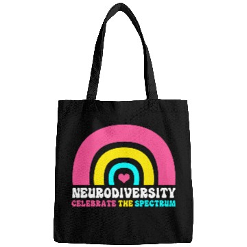 Discover Neurodiversity Autistic Rainbow Adhd Bags