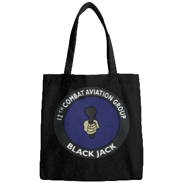 Discover Army 12th Combat Aviation Group Black Jack Bags