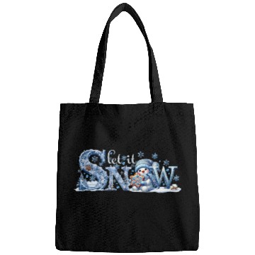 Discover Let it Snow Bags, Winter Lover Snowman Bags