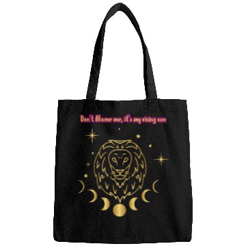 Discover Lunar Zodiac Lion with Celestial Crest Bags