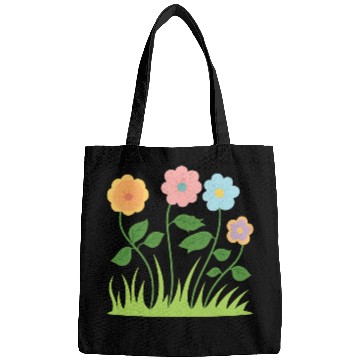 Discover Whimsical Pastel Flower Pattern Bags