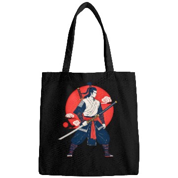 Discover Samurai Warrior Classic Illustration Bags