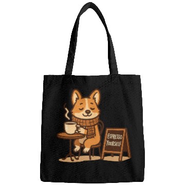 Discover Espresso Yourself – Cute Corgi Coffee Bags