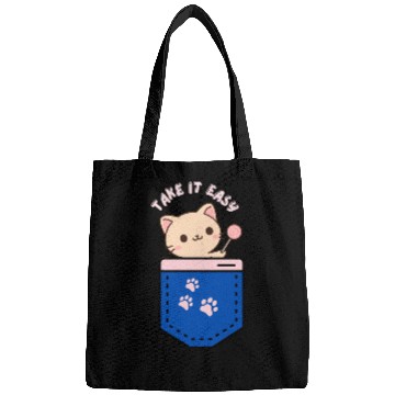 Discover Sweet Kitten Lollipop Badge Design Bags