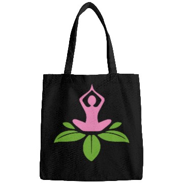 Discover Serene Yoga Lotus Design Bags