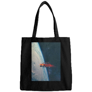Discover Tiny Red Car in Space Bags
