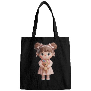 Discover Sweet Candy Girl with Teddy Bear Bags