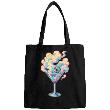 Discover Vaporwave Martini Cocktail Dreams Bags