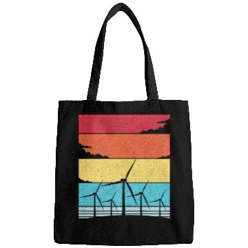 Discover Wind Energy Earth Day Wind Turbine Bags