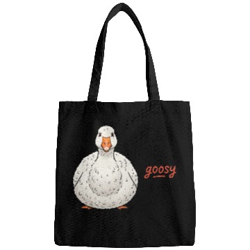 Discover Goofy Goose Feeling a Little Happy Bags