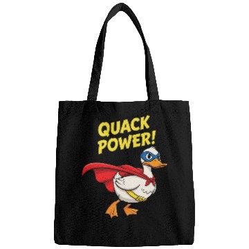 Discover Quack Power Superhero Design Bags