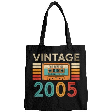 Discover Vintage Cassette Tape 2005 Design Bags