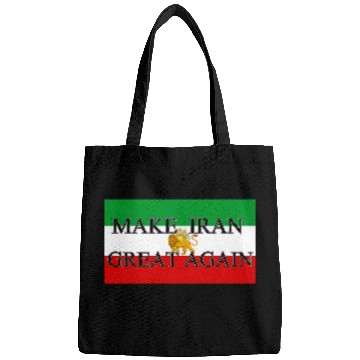 Discover Make IRAN Great Again with Iranian Flag Bags