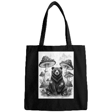 Discover Whimsical Forest Bear & Magical Mushrooms Bags