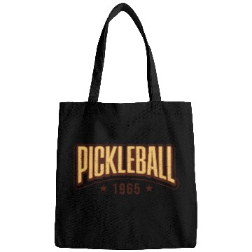 Discover Pickleball Est. 1965 Retro Grunge Vintage Sport Bags