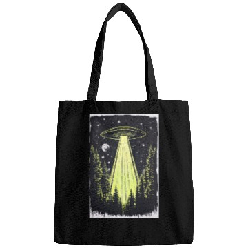 Discover UFO in the Midnight Pines Bags
