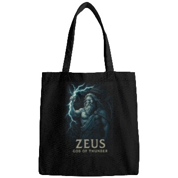 Discover Zeus God of Thunder Mythology Design Bags