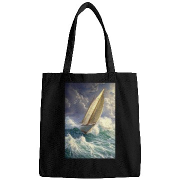 Discover Storm Sail Through Painted Seas Bags