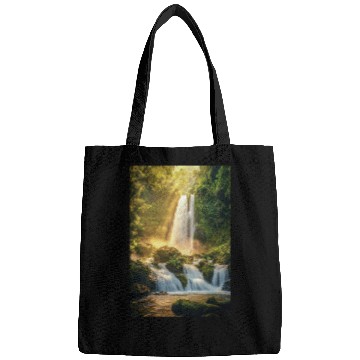 Discover Sunrise Over Hidden Waterfall Bags
