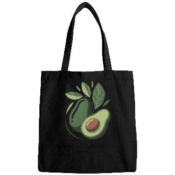 Discover Minimalist Avocado Logo Design Bags