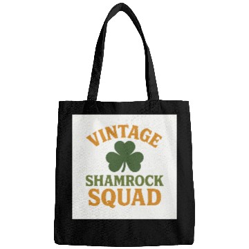 Discover Vintage Shamrock Squad Bags Design
