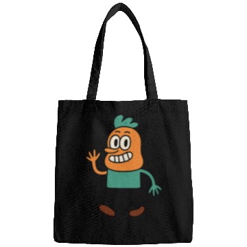 Discover Whimsical Carrot Character Illustration Bags