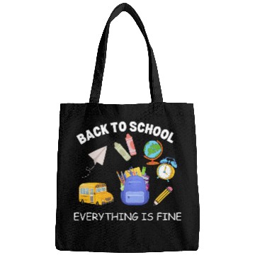 Discover It's Fine I'm Fine Everything Is Fine Teacher Shi Bags