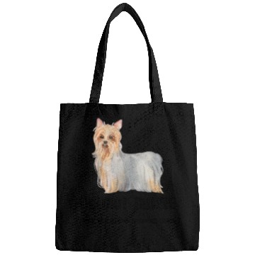 Discover Elegant Yorkshire Terrier Illustration Bags