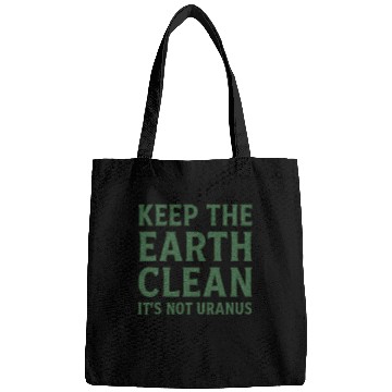 Discover Keep the Earth Clean Statement Bags